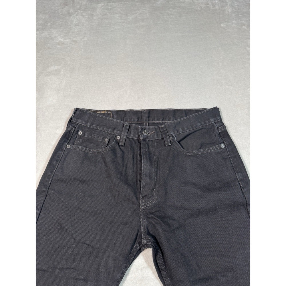 Levis 505 Jeans Size 32x32 Black - Picture 3 of 10
